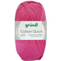 Gründl 50 Gramm Gründl Cotton Quick Uni Farbauswahl Häkelwolle