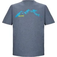Killtec T-Shirt KOS 365 MN TSHRT Herren T-Shirt mit Melange-Optik, Bergprint, vielseitig kombinierbar