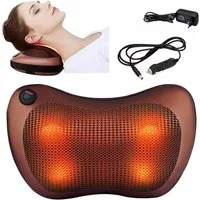 emeco Shiatsu-Massagegürtel Elektrisch Massagekissen Rücken Nacken Schulter Massagegerät Wärme