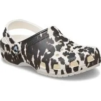 Crocs Classic Pop Animal Clog Clog Schlupfschuh, Hausschuh mit Animal-Print