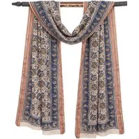 Guru-Shop Sarong Leichter Pareo Schal, Sarong, handbedrucktes..