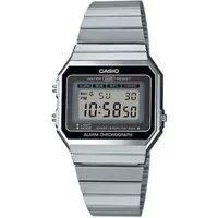 CASIO VINTAGE Chronograph A700WE-1AEF, Quarzuhr, Armbanduhr,Damenuhr,Herrenuhr,Digitaluhr, Edelstahlarmband