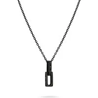 Liebeskind Berlin Kette mit Anhänger Schmuck Edelstahl Halskette The Festive Mini Link Sparkle, mit Zirkonia (synth)
