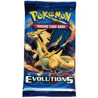 AMIGO Sammelkarte XY Evolutions Booster (englisch) GLURAK Artwork garantiert