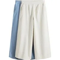The Set Schlupfjeans The Set Leichte Jeans mit weitem Bein, 2er-Pack (2-tlg)