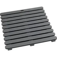 WENKO Duscheinlage WENKO Duschmatte Indoor & Outdoor grau, 55 x 55 x