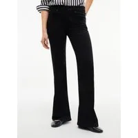 Tommy Hilfiger Bootcut-Jeans LUNA MID RISE FLARE STAY BLACK Baumwollmischung, in ausgestellter Form, mid waist