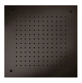 Herzbach Spa ix pvd Deckeneinbau-Regenbrause 500 eckig black , 21.655000.2.40 21.655000.2.40