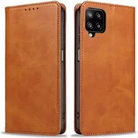 Tec-Expert Handyhülle Tasche Hülle für Samsung Galaxy A12 6.5 Zoll, 6.5", Cover Klapphülle Case mit Kartenfach Fliphülle aufstellbar