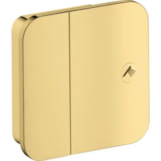 hansgrohe Axor One Fertigmontageset 45771990 Unterputz-Absperrventil, 1 Verbraucher, polished gold optic