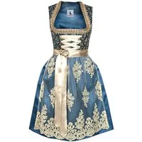 Alpenmärchen Dirndl Dirndl Johanna in blau - ALM910