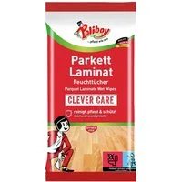 poliboy Parkett & Laminat Putztücher - 15 Tücher Reinigungstücher (30x22 cm, zur Reinigung speziell für Parkett- und Laminatböden - Made in Germany)