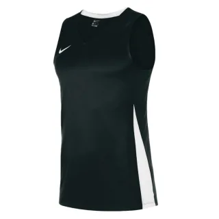 Nike - "Team" Basketball-Trikot für Herren, V-Ausschnitt (Schwarz/Weiß)