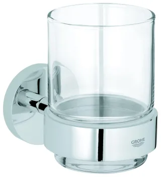 Grohe Glas mit Halter Essentials 40447 chrom, 40447001 40447001