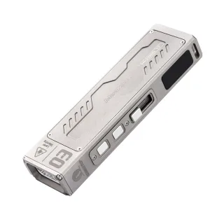 Lumintop MoonBox-3.0 Titanium Flashlight 1200 Lumen+UV Flashlight Smart LED Screen Mini RGB Atmosphere Light Rechargeabl