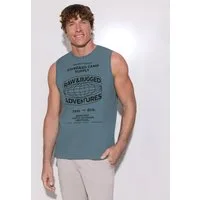 STREET ONE MEN Tanktop aus reiner Baumwolle