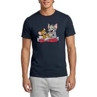 Spreadshirt T-Shirt Tom Und Jerry Fröhliche Freunde Männer T-Shirt (1-tlg)