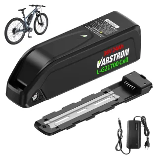 [EU Direct] Varstrom 36V 24Ah 864Wh DowntubeE-bike Battery, Premium LG 21700 Cells, IP67 Waterproof 6-Pin Replacement