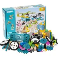 BRIO® Builder Motor-Set Konstruktions-Spielset, (121 St), mit batteriebetreibenem Motor