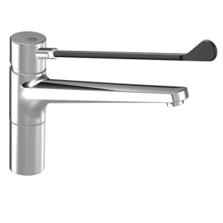 KWC Hebelmischer, Schwenkauslauf Gastro ganzchrom Ausladung 300 B 207 24501104000LL