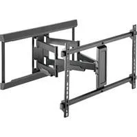 Full Motion TV-Wandhalterung 37" - 80" schwarz (matt), Tragkraft 60 kg, Kabelmanagement