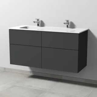 Sanipa 3way Keramik-Set Keramik-Waschtisch und Unterbau (SP483) SP4831B