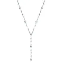 Elli Collierkettchen Y-Kette 925 Silber, mit Kristallen von Swarovski®