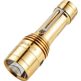 Lumintop FW21 X9L Brass Flashlight 5000 Lumens Max 750M Long Throw Rechargeable Flashlight IPX8 Waterproof USB-C Chargin