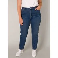 Base Level Curvy Slim-fit-Jeans in großen Größen