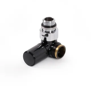 Terma Winkeleck-RegelventilCYLINDER; links; GZ 1/2"-GZ 24-19; schwarz; (V74110E9005SX), TGZRCZ002, S TGZRCZ002