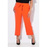Ulla Popken Schlupfhose 7/8-Hose Bügelfalten Elastikbund