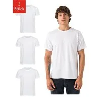 Burnell & Son T-Shirt Tshirt Herren aus 100% Baumwolle Regular Fit Basic Männer Set (S-5XL) (Packung, 3-tlg., 3er-Pack) in Unifarbe