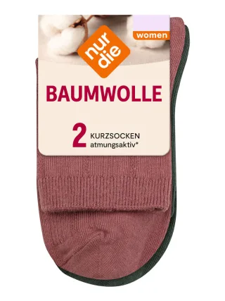 NUR DIE Damen Socken Fashion 2er Pack