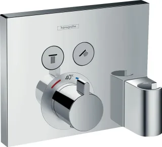 Hansgrohe Thermostat Unterputz ShowerSelect, 15765000, für 2 Verbraucher Fertigset 2 Verbraucher chr 15765000
