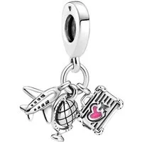Pandora Charm-Einhänger 799435C01, Reisen, Herz, Liebe