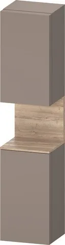 Duravit Qatego Hochschrank Basalt Matt 400x360x1760 mm - QA1346L55430010 QA1346L55430010
