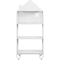 HOME DELUXE Kinderregal TODO M 134 x 61 x 28 cm, inkl. 2 Aufbewahrungsboxen, Rutschfest I Kindermöbel, Kinderregal mit Boxen