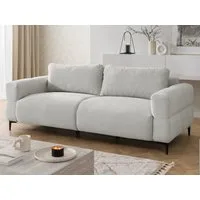 S-Style Möbel 3-Sitzer Sofa Cardea in Bubble-Optik aus weichem Strukturstoff, mit Wellenfederung und hohem Sitzkomfort