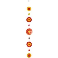 Saraswati Hängedekoration Suncatcher "Centrum" Fiberglas rot-orange-gelb 70cm