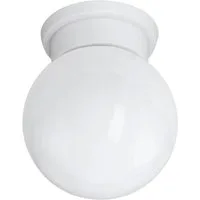 EGLO LED Deckenleuchte DURELO Flurlampe, Bürolampe, modern, 1-flammig, ohne Leuchtmittel, Deckenleuchte modern, aus Kunststoff und Glas, Küchenlampe, Lampe, E27