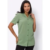 Sieh an! Trainingsshirt Blusenjacke Kurzarm