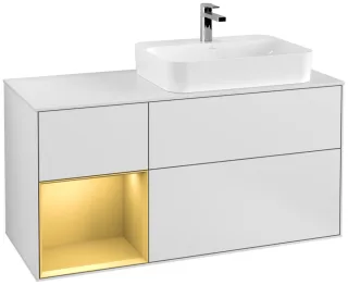 Villeroy & Boch Waschtischunterschrank Finion G39 1200x603x501mm Wandbel. WT re , G391HFMT G391HFMT