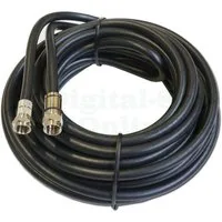 Skymaster Outdoor F-Anschlusskabel Premium Line HQ Schwarz 7,5m SAT-Kabel, Wasserdicht