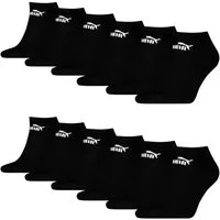PUMA Sneakersocken PUMA Unisex Sneaker Socken knöchelhoch Damen Herren 12er Pack (12-Paar) Logoschriftzug