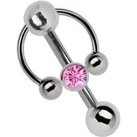 Adelia´s Intimpiercing Piercing Intimpiercing, Titan - Klitoris - Banane mit 5 mm Lochkugel