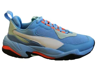 Puma Thunder Spectra Herren Trainer Blue Aqua Schnürung Laufschuhe 367516 15