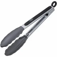 WESTMARK Servierzange mit Silikonlaffen und gummierten Griffen, Länge: 21 cm, Mini