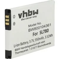 vhbw Akku passend für Siemens Gigaset SL610H Pro, SL785, SL780, SL450H, Akku Akku Li-Ion 950 mAh (3,7 V, 1 St), Leistungsfähiger Austausch-Akku für Telefon, Festnetz oder schnurloses