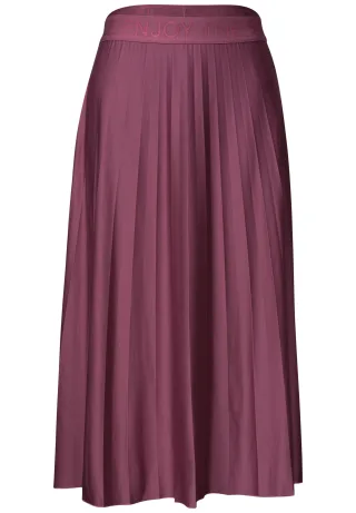 Street One - Midirock in Plisséestruktur dark clouded blush - Gr. - 36