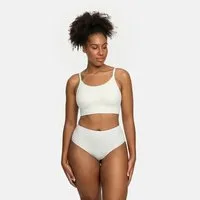 cfab (creamy fabrics) Tanga High-Waist Tanga, 3er Pack-Weiß-XL
